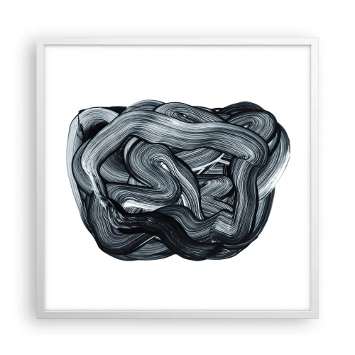 Plakat w białej ramie - To nie takie proste - 60x60 cm