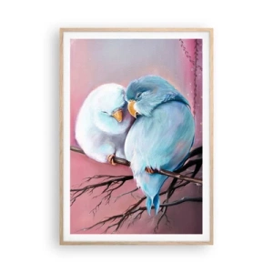 Plakat w ramie jasny dąb - Cóż tu dodać?… - 70x100 cm