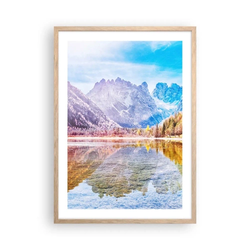 Plakat w ramie jasny dąb - A w górach już jesień - 50x70 cm