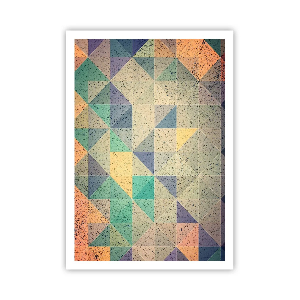 Plakat - Republika trójkątów - 70x100 cm