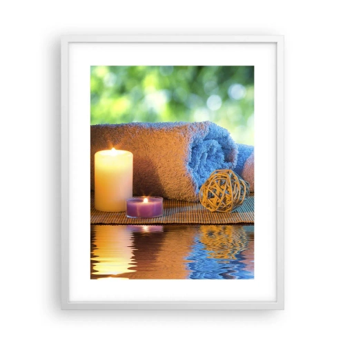 Plakat w białej ramie - Czas dla ciała - 40x50 cm