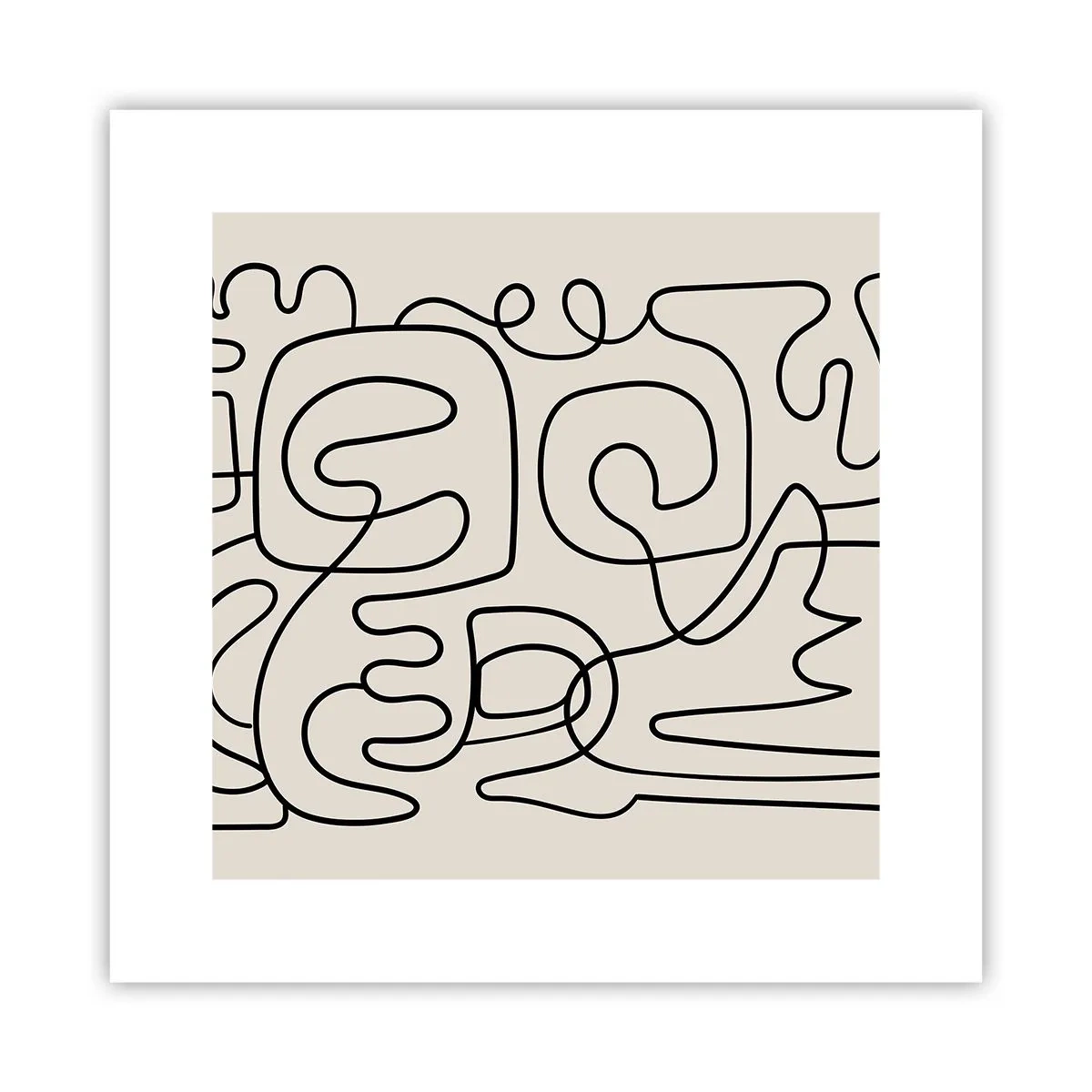 Plakat - Po śladzie - 30x30 cm
