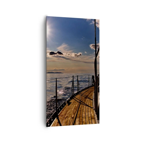 Obraz na płótnie - Pod żaglami w stronę słońca - 65x120 cm