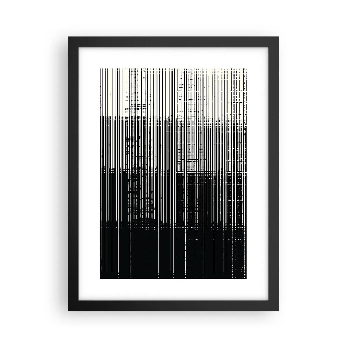 Plakat w czarnej ramie - Fale i drgania - 30x40 cm