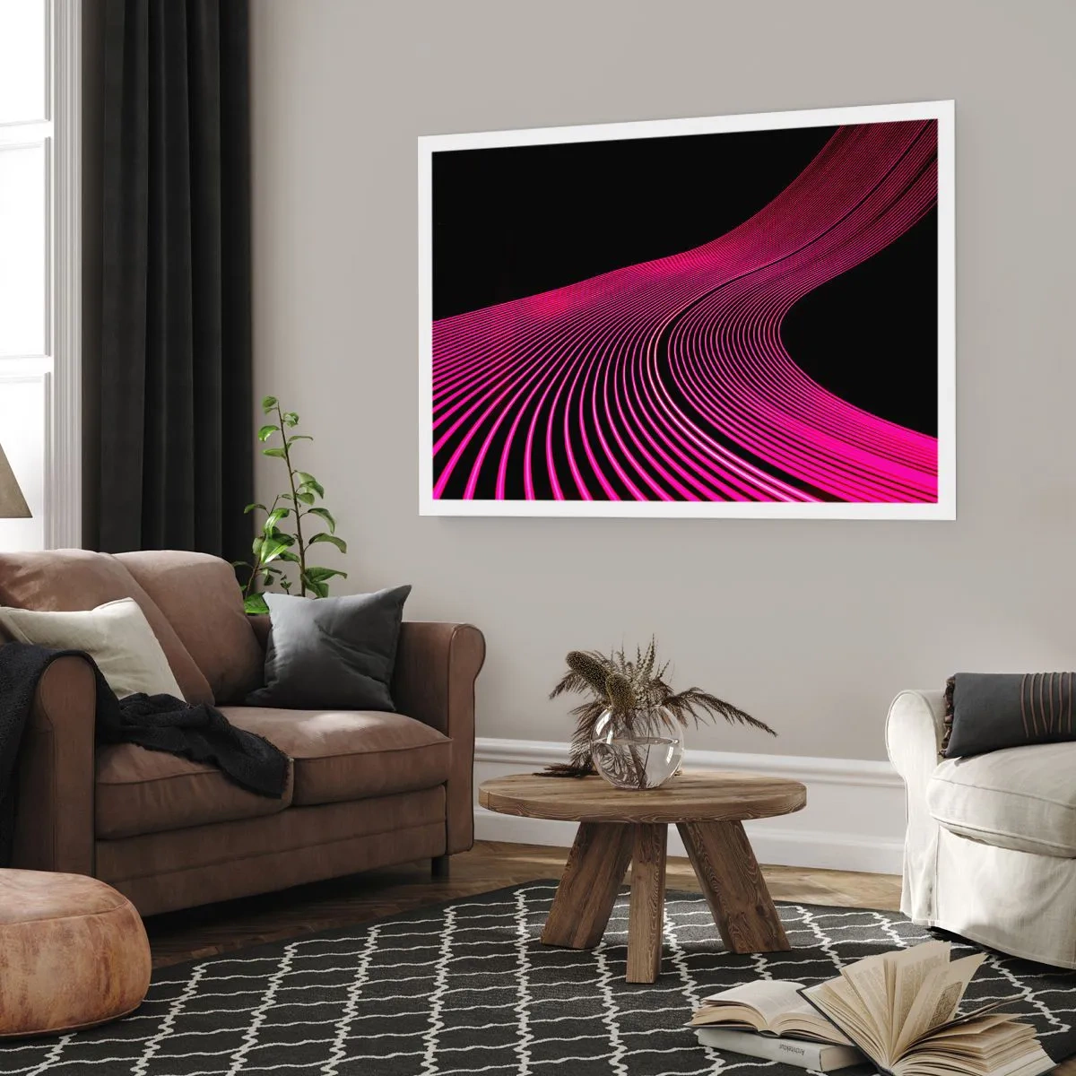 Plakat - Aleja światła - 91x61 cm