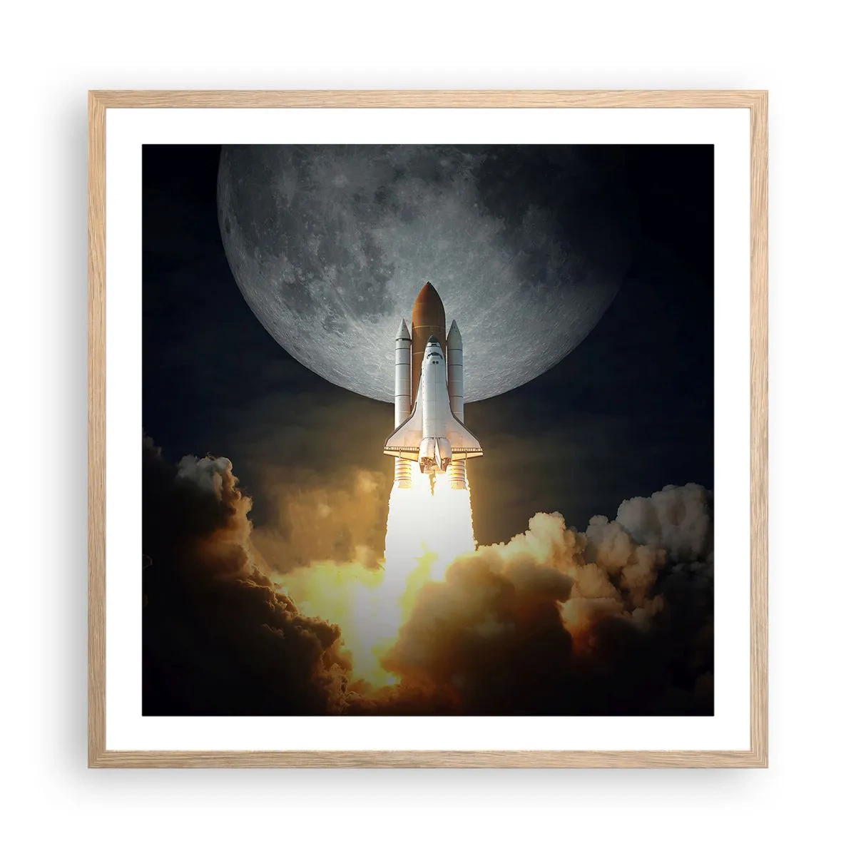 Plakat w ramie jasny dąb - Początek nieziemskiej przygody - 60x60 cm