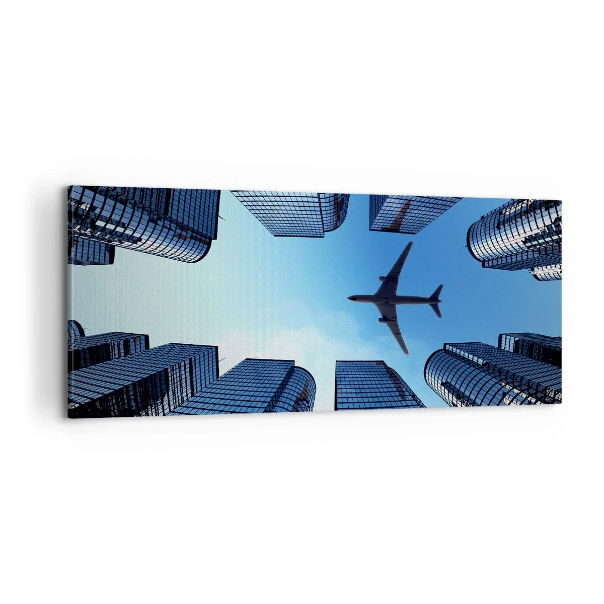 Obraz na płótnie - Widok ze szklanego wąwozu - 100x40 cm