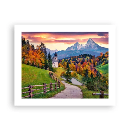Plakat - Pejzaż jak malowanie - 50x40 cm