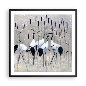 Plakat w czarnej ramie - Wśród swoich - 60x60 cm