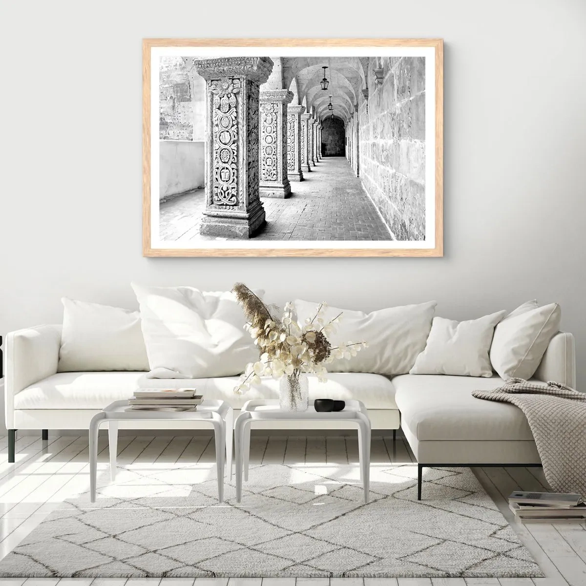 Plakat w ramie jasny dąb - A dokąd to…? - 50x40 cm