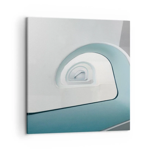 Obraz na płótnie - Do dna błękitu - 50x50 cm