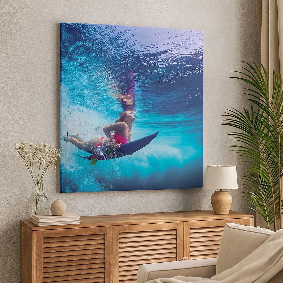 Obraz na płótnie - Głębia radości - 30x30 cm