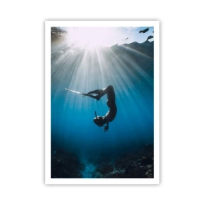 Plakat - Podwodny taniec - 70x100 cm