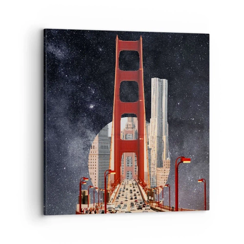 Obraz na płótnie - Zawsze w centrum - 70x70 cm