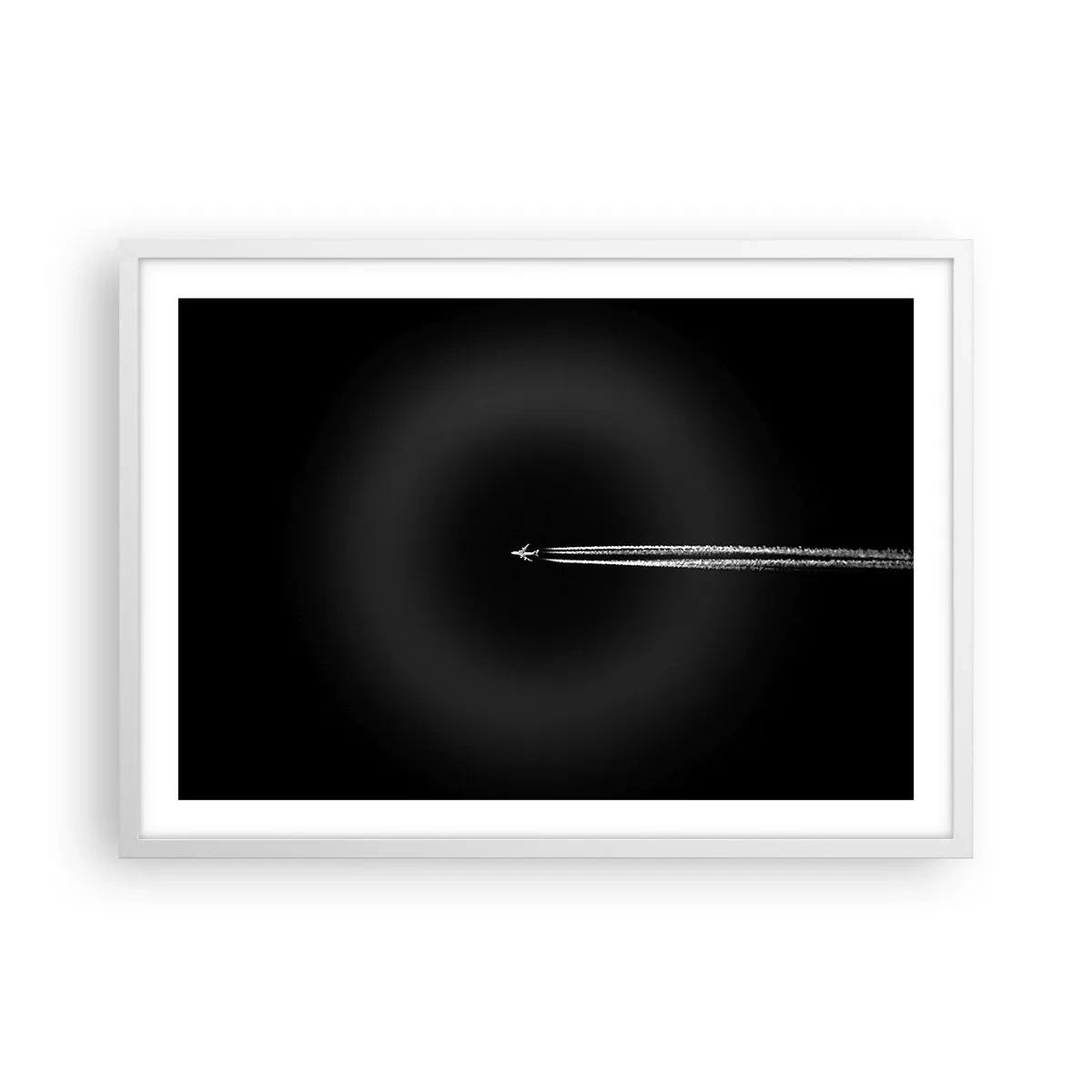 Plakat w białej ramie - W inny wymiar - 70x50 cm