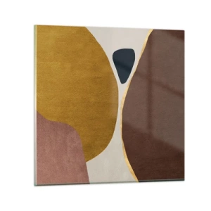 Obraz na szkle - Abstrakcja – miejsce w przestrzeni - 70x70 cm