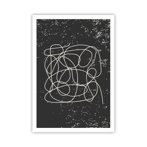 Plakat - Błądzenie myśli - 70x100 cm