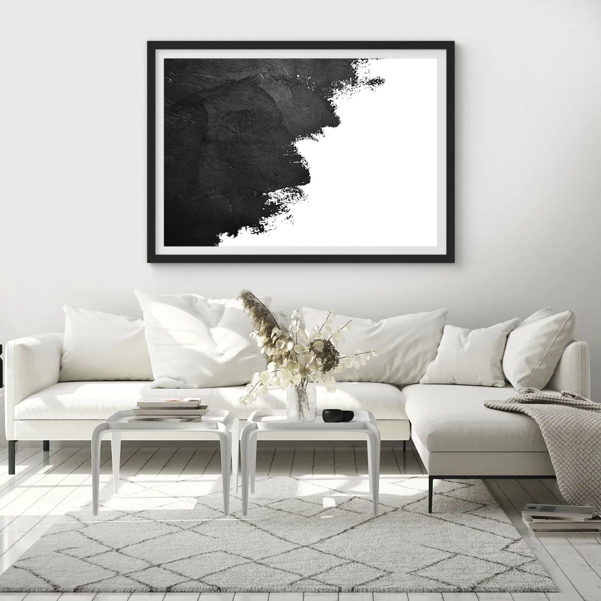 Plakat w czarnej ramie - Żywioły: ziemia - 40x30 cm