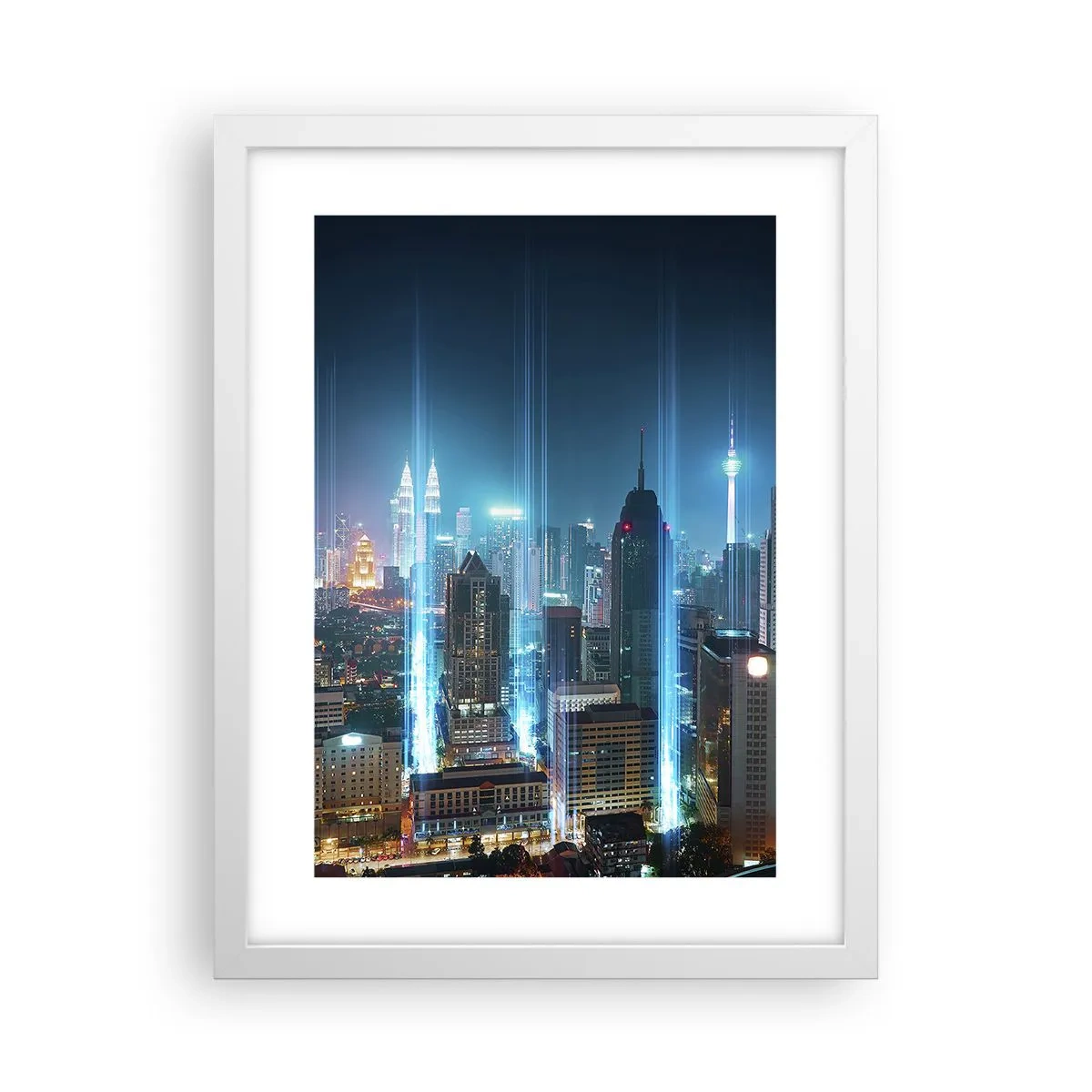 Plakat w białej ramie - Po berlińsku do nieba - 30x40 cm