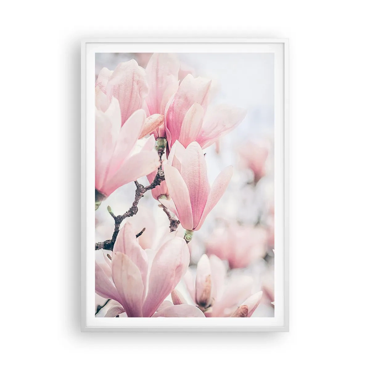 Plakat w białej ramie - Ideał subtelności - 70x100 cm