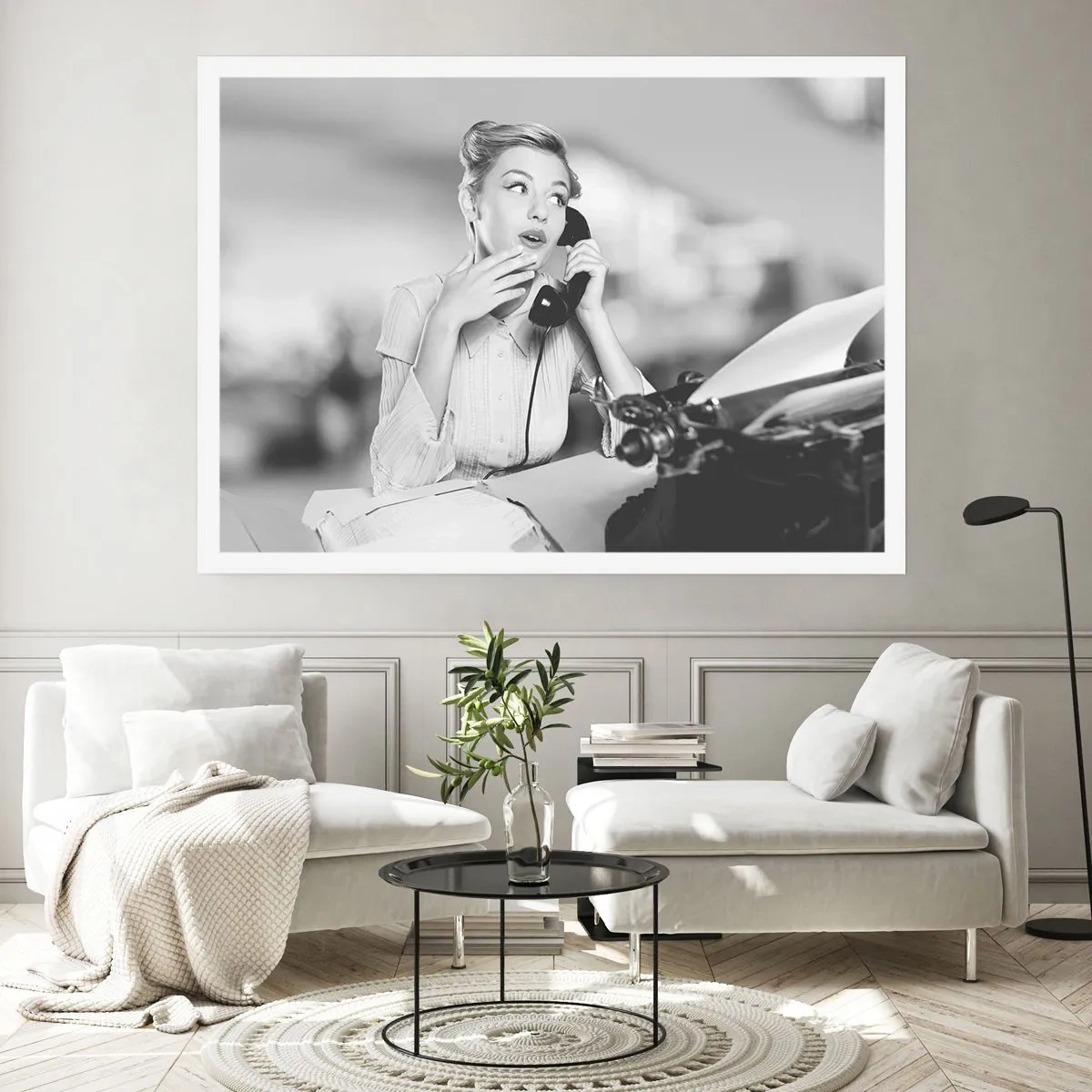 Plakat - Halo, tu lata 50. - 50x40 cm