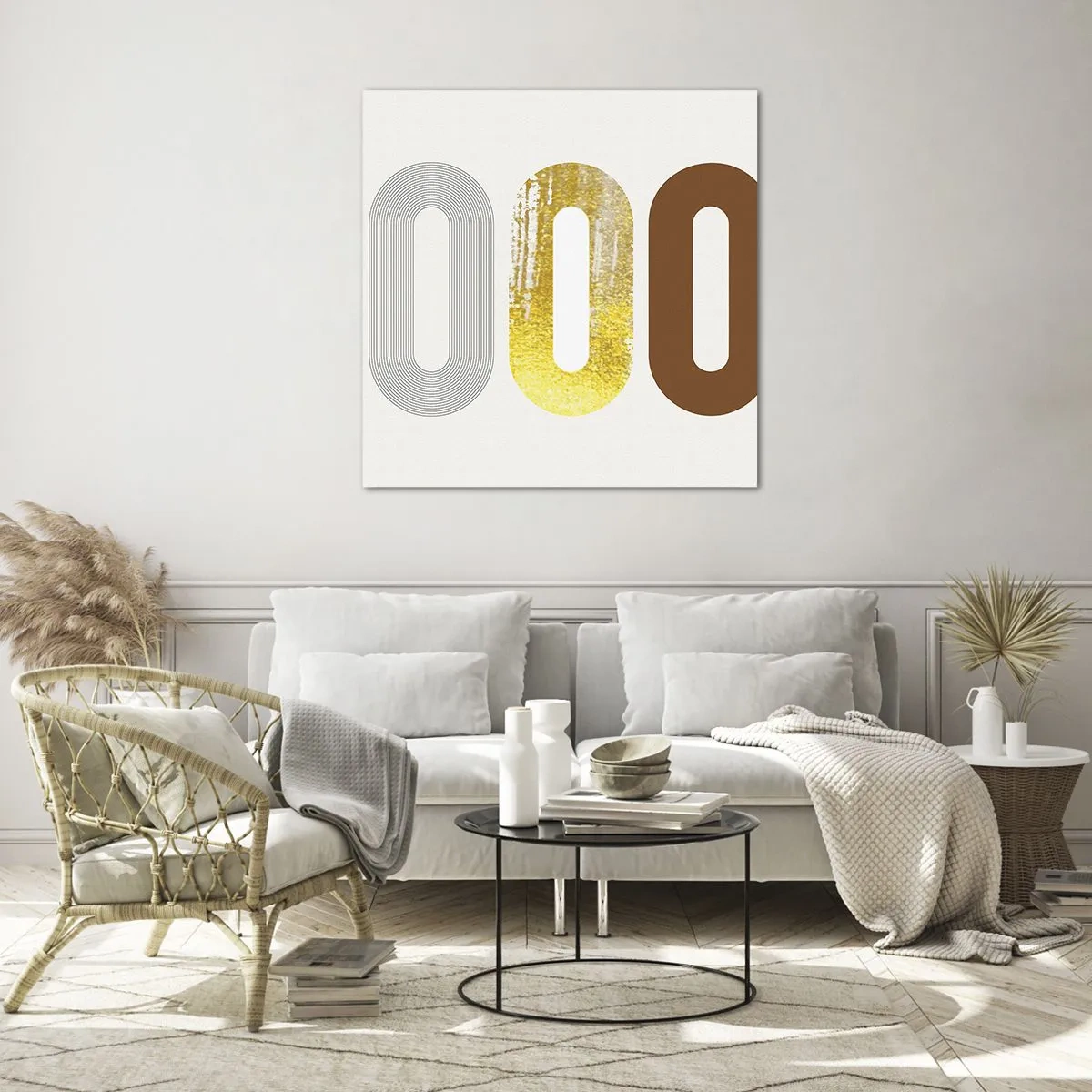 Obraz na szkle - Ooo! - 40x40 cm