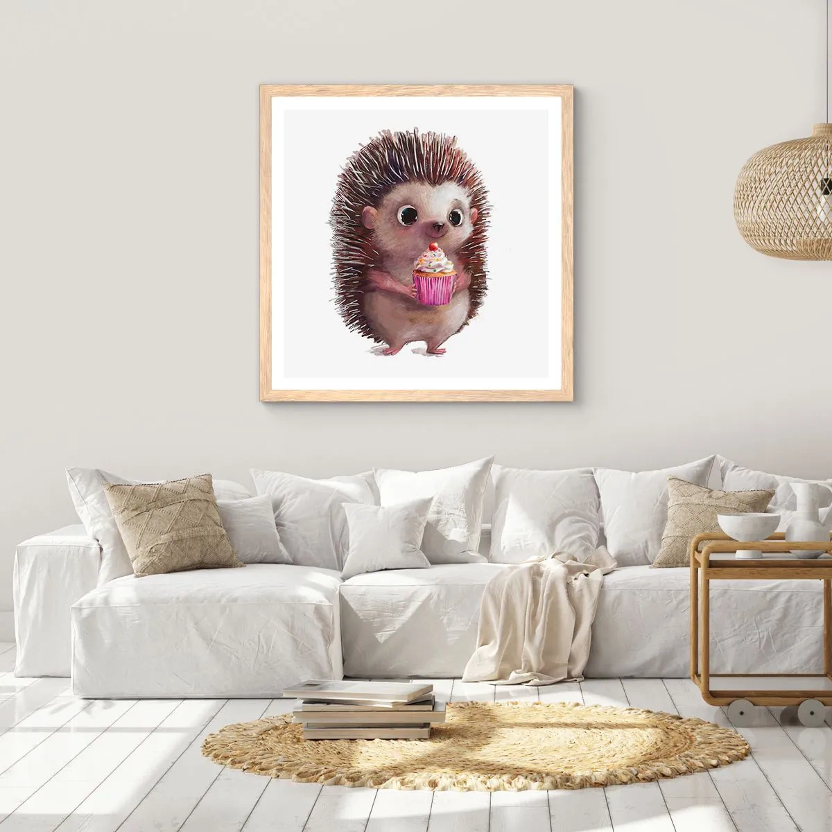 Plakat w ramie jasny dąb - Święto jest co dzień - 30x30 cm