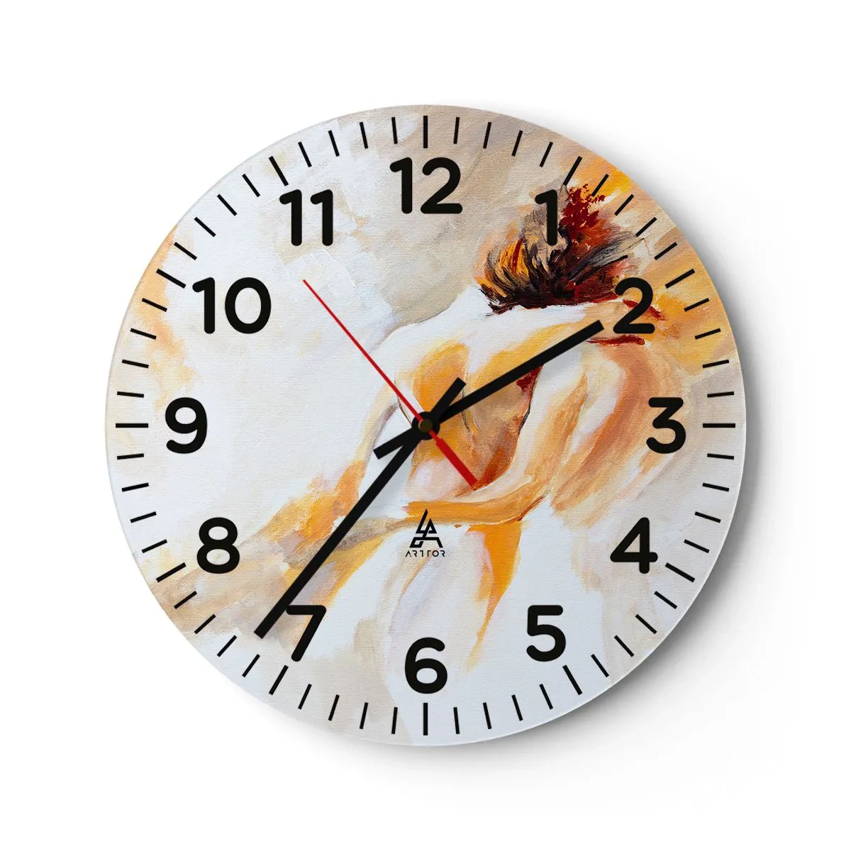 Zegar ścienny - W niebie bliskości - 30x30 cm