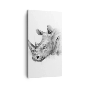 Obraz na płótnie - Afrykański portret - 45x80 cm