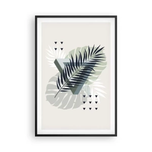 Plakat w czarnej ramie - Natura i geometria – dwa porządki? - 61x91 cm