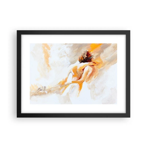 Plakat w czarnej ramie - W niebie bliskości - 40x30 cm