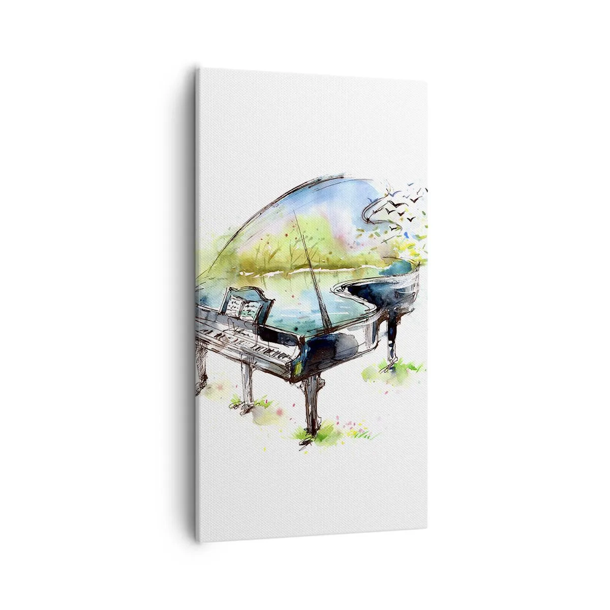 Obraz na płótnie - Zaklęte w muzyce - 55x100 cm