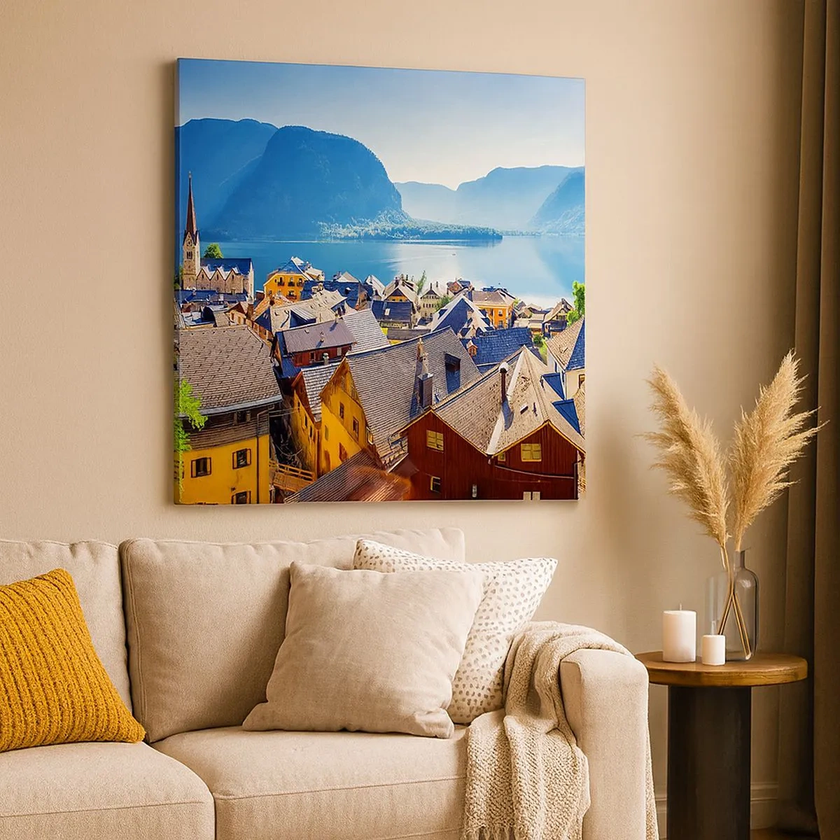 Obraz na płótnie - Bardziej malowniczo się nie da - 30x30 cm