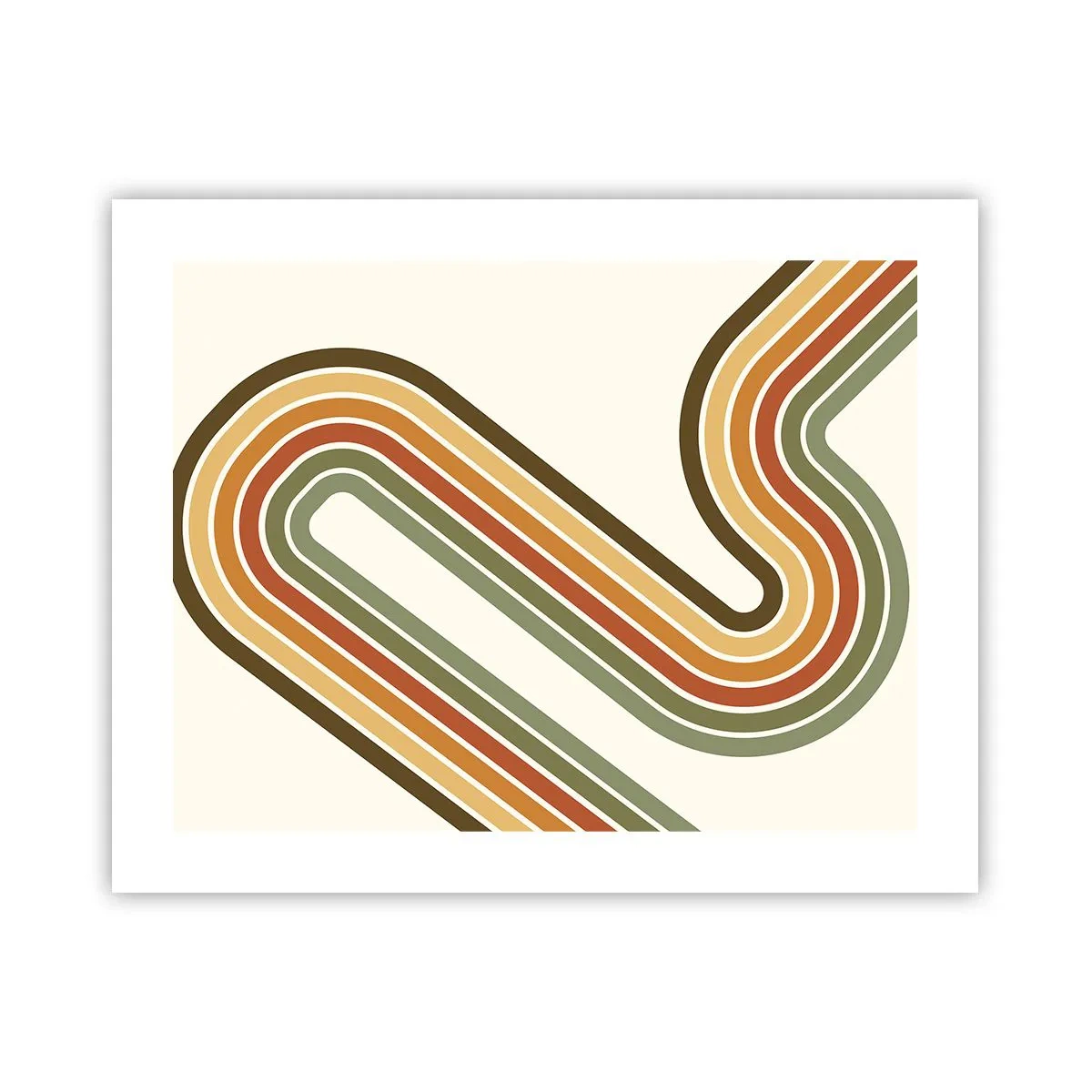 Plakat - Zygzakiem do celu - 50x40 cm