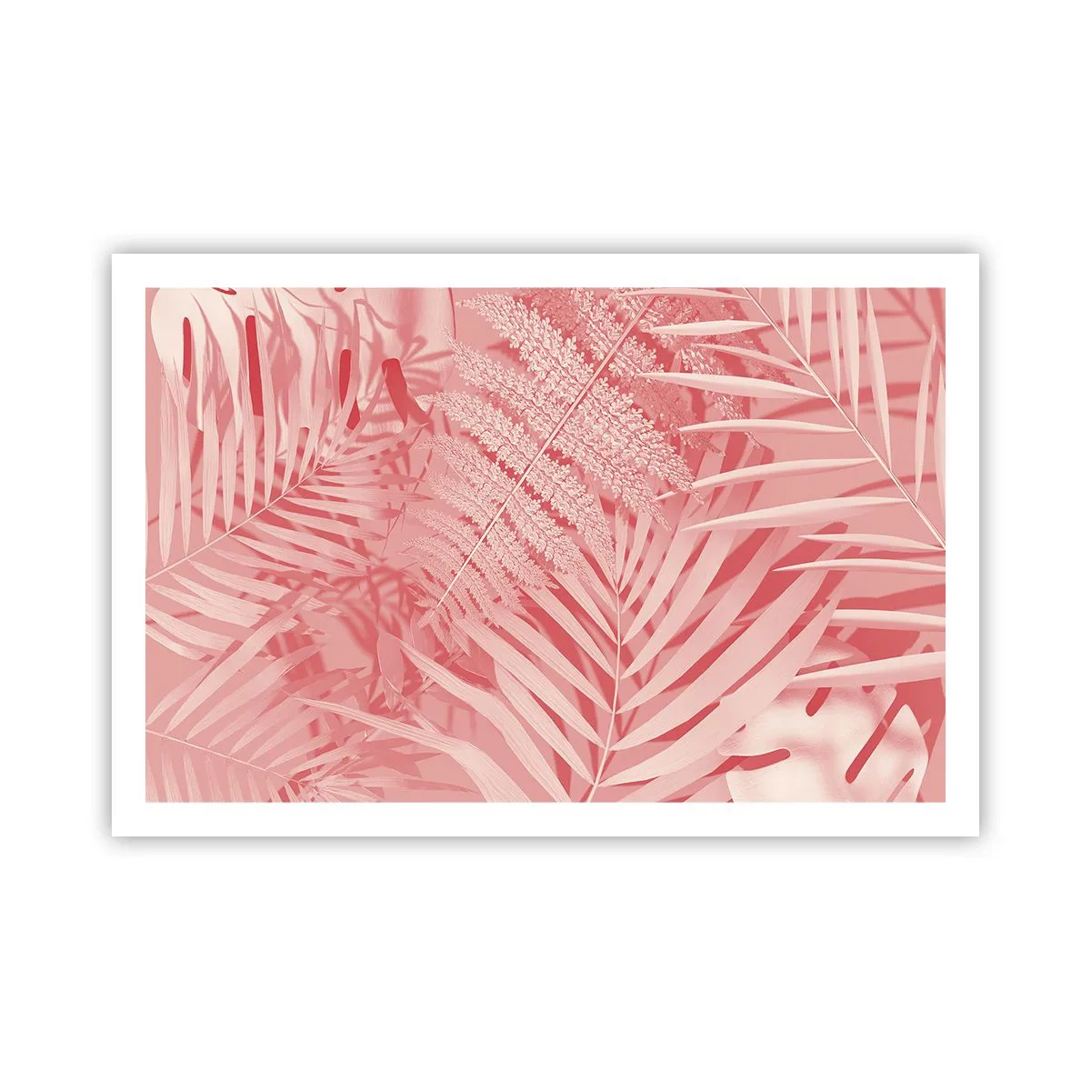 Plakat - Różowy koncept - 91x61 cm