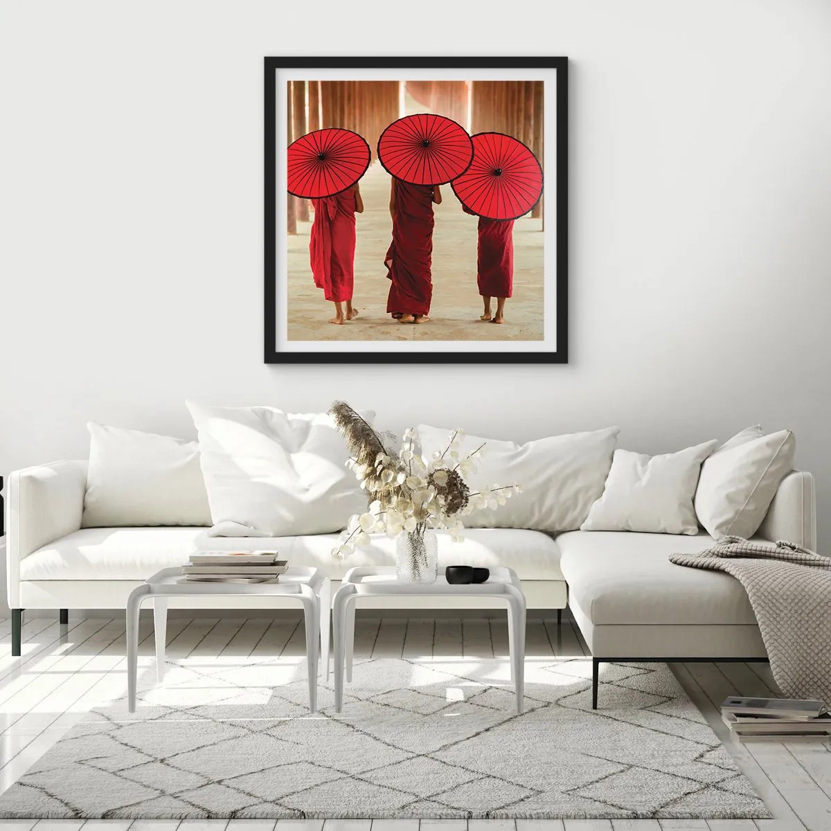 Plakat w czarnej ramie - W drodze do Czystej Krainy - 40x40 cm