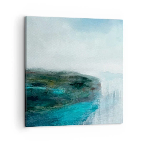 Obraz na płótnie - Abstrakcja marynistyczna - 50x50 cm