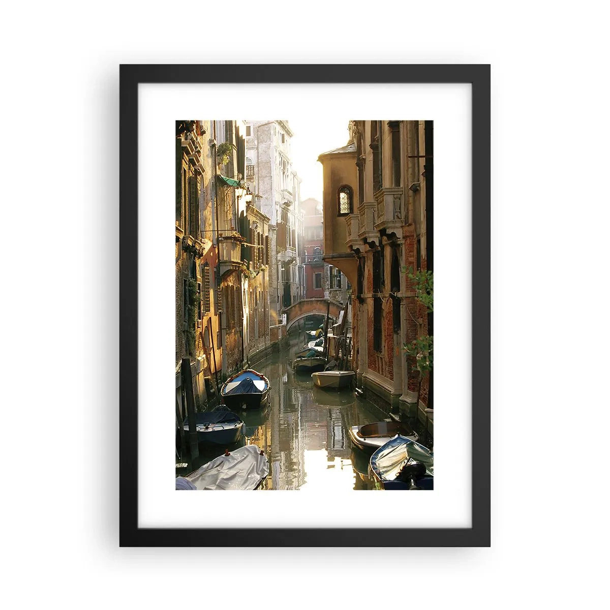 Plakat w czarnej ramie - W weneckim zaułku - 30x40 cm