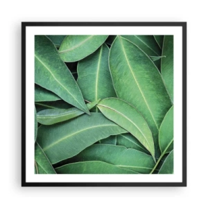 Plakat w czarnej ramie - Soczyste i świeże - 60x60 cm