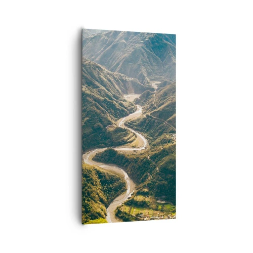 Obraz na płótnie - Prosto z serca gór - 65x120 cm