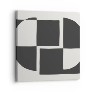 Obraz na płótnie - Antyteza – synteza - 30x30 cm