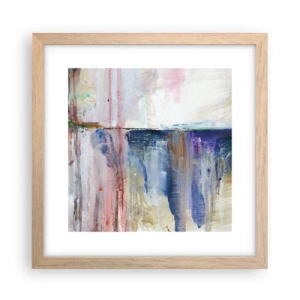 Plakat w ramie jasny dąb - Barwne wrażenia i skojarzenia - 30x30 cm