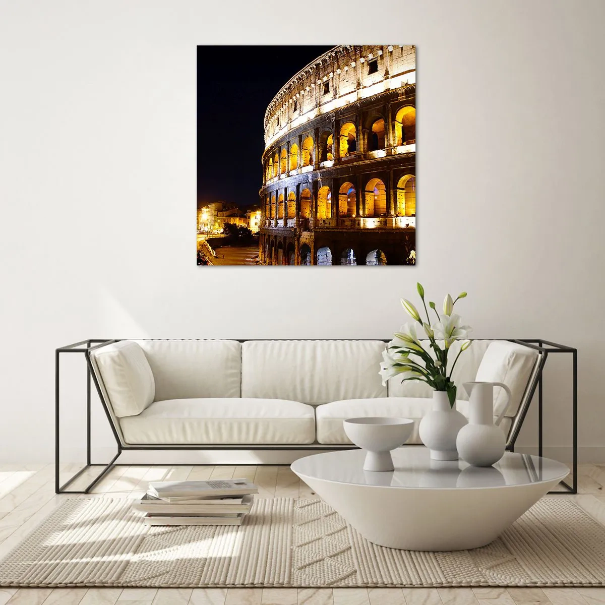 Obraz na szkle - Igrzyska czas zacząć - 70x70 cm
