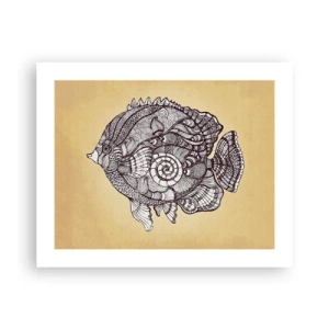 Plakat - Z oceanu ornamentów - 50x40 cm
