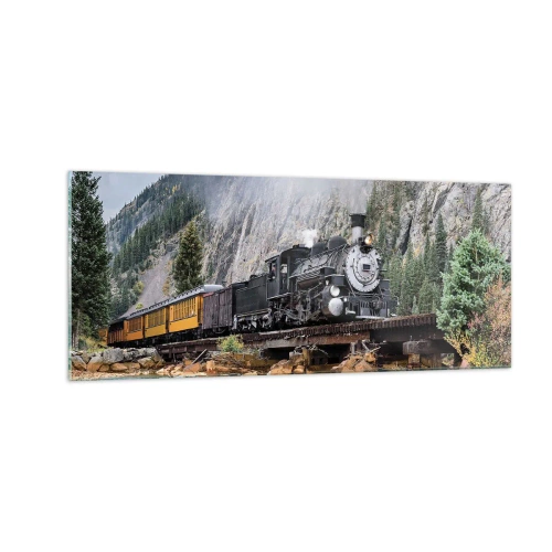 Obraz na szkle - A dokąd to? Dokąd? - 100x40 cm