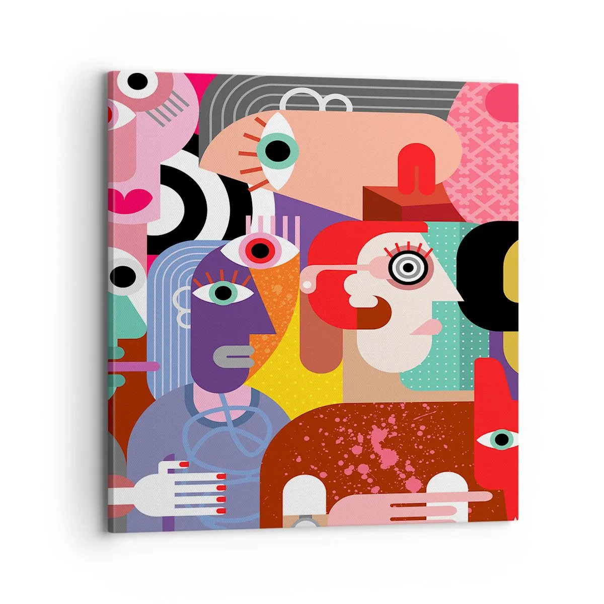 Obraz na płótnie - My od pana Picassa - 70x70 cm