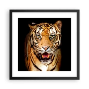 Plakat w czarnej ramie - Dzikość serca - 40x40 cm