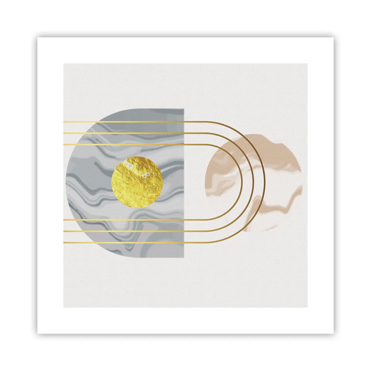 Plakat - Jasność i blask - 40x40 cm