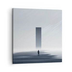 Obraz na płótnie - Szansa czy zagrożenie? - 60x60 cm