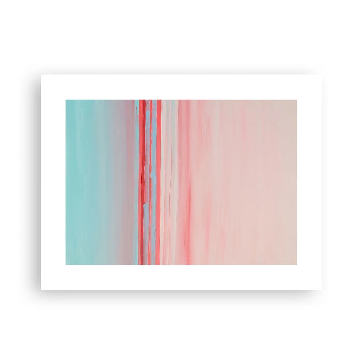 Plakat - Abstrakcja o świcie - 40x30 cm